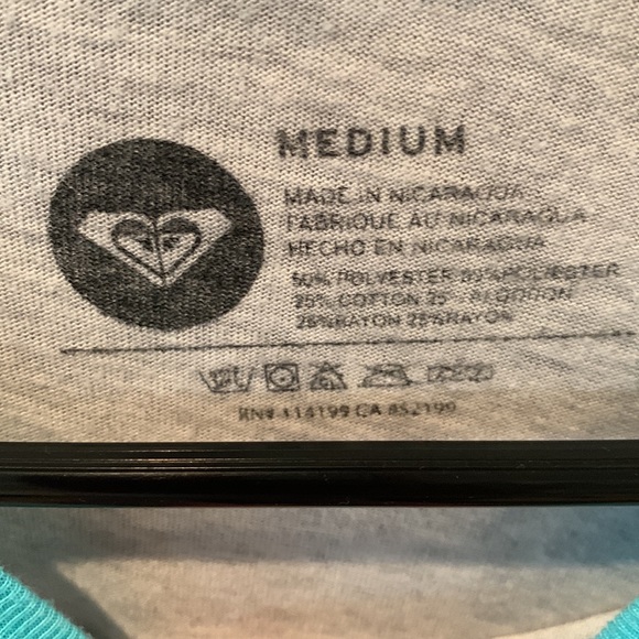 Medium Roxy Baseball Tee - Picture 3 of 3